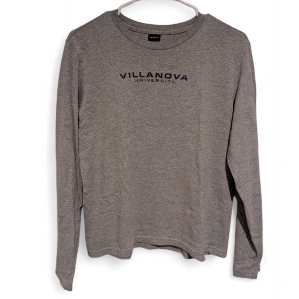Women’s Villanova University Grey & Navy Long Sleeve League T-Shirt
